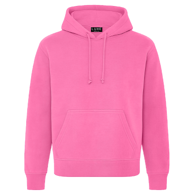 Adult Garment Dye Hoodie Neon Pink (GDH-100)